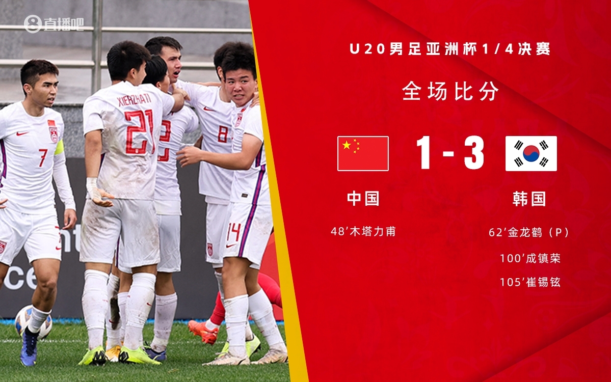 復(fù)仇！U22國足絕殺復(fù)仇韓國，2年前U20亞洲杯加時(shí)憾負(fù)無緣世青賽